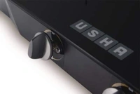 USHA Usha Gas Stove Ebony GS2 001 Premium Quality 2 Burner Shatterproof Gas Stove (Black) - BLACK,  2 years on product